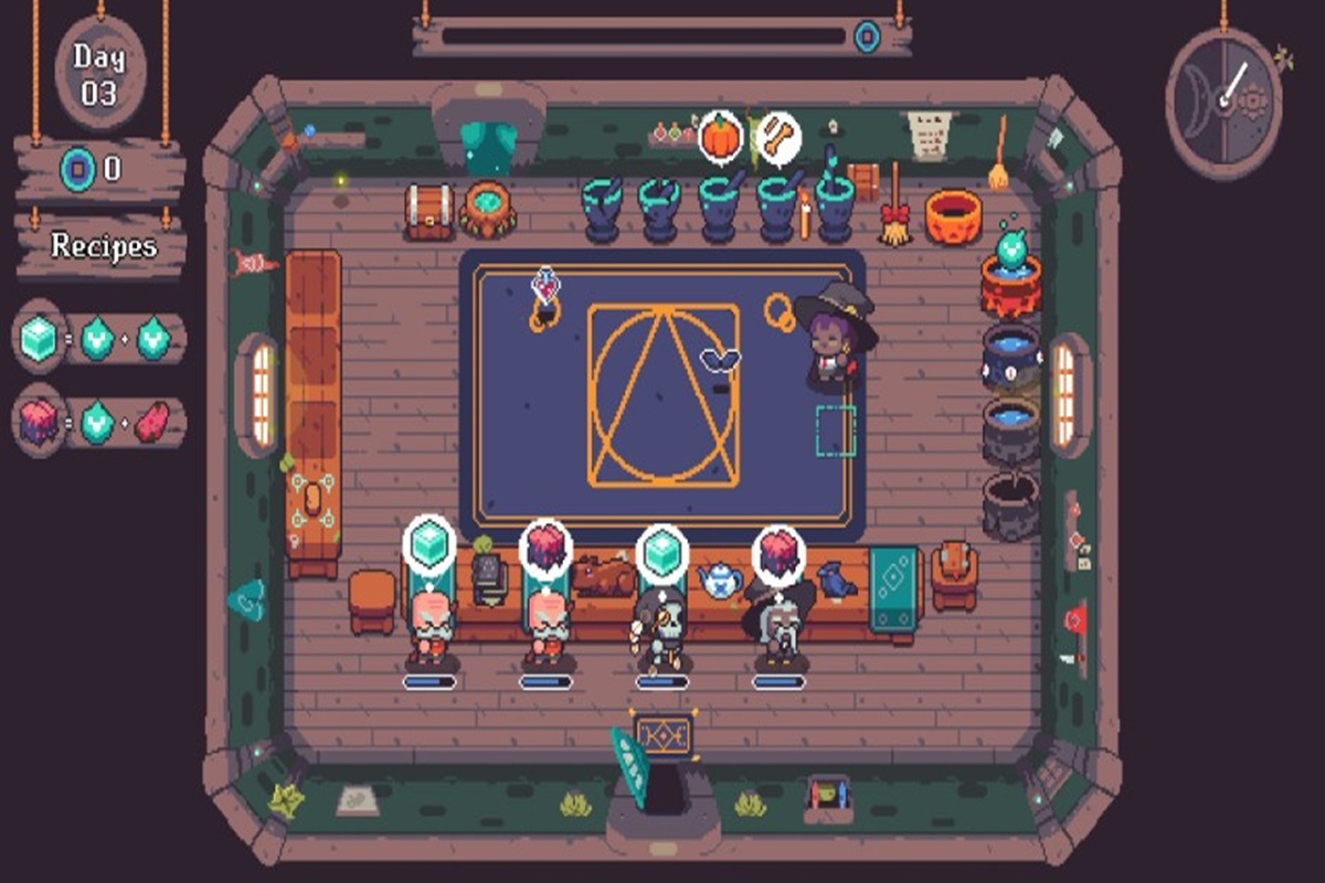 Gameplay du jeu PC Tiny Witch