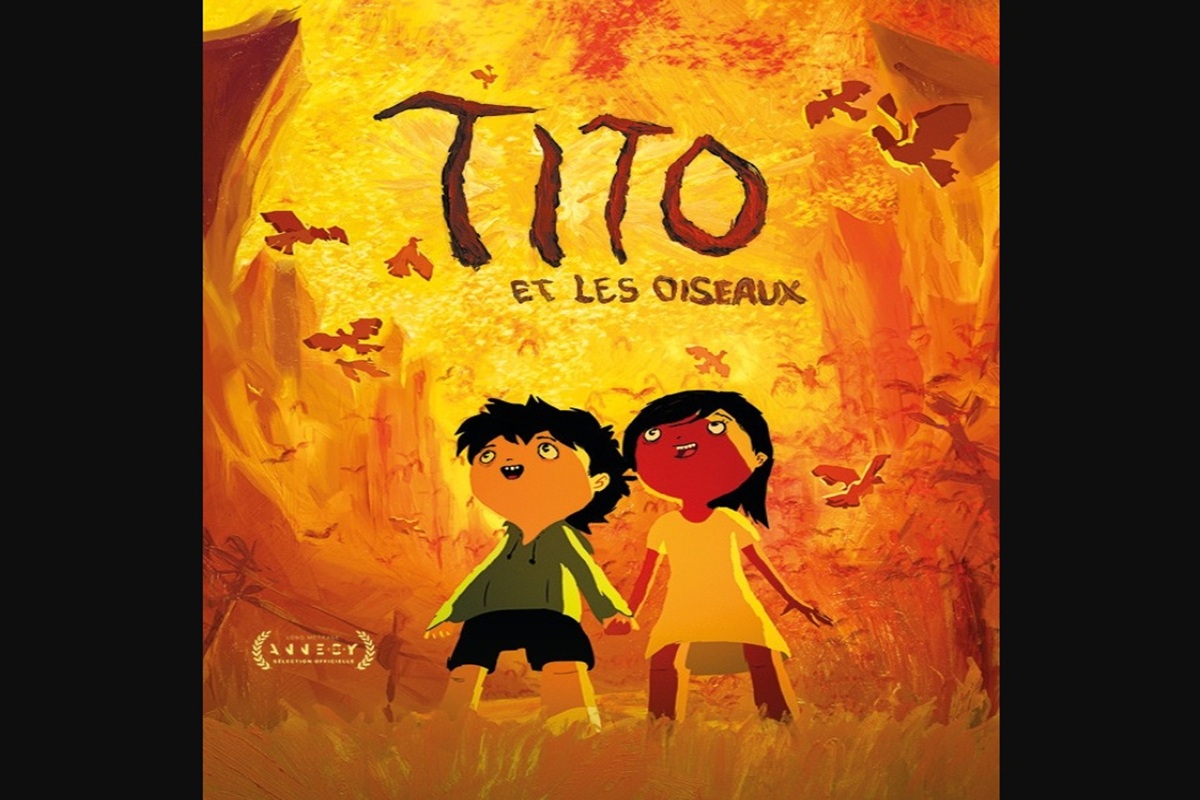 Affiche du film d'aventure animé Tito et les oiseaux
