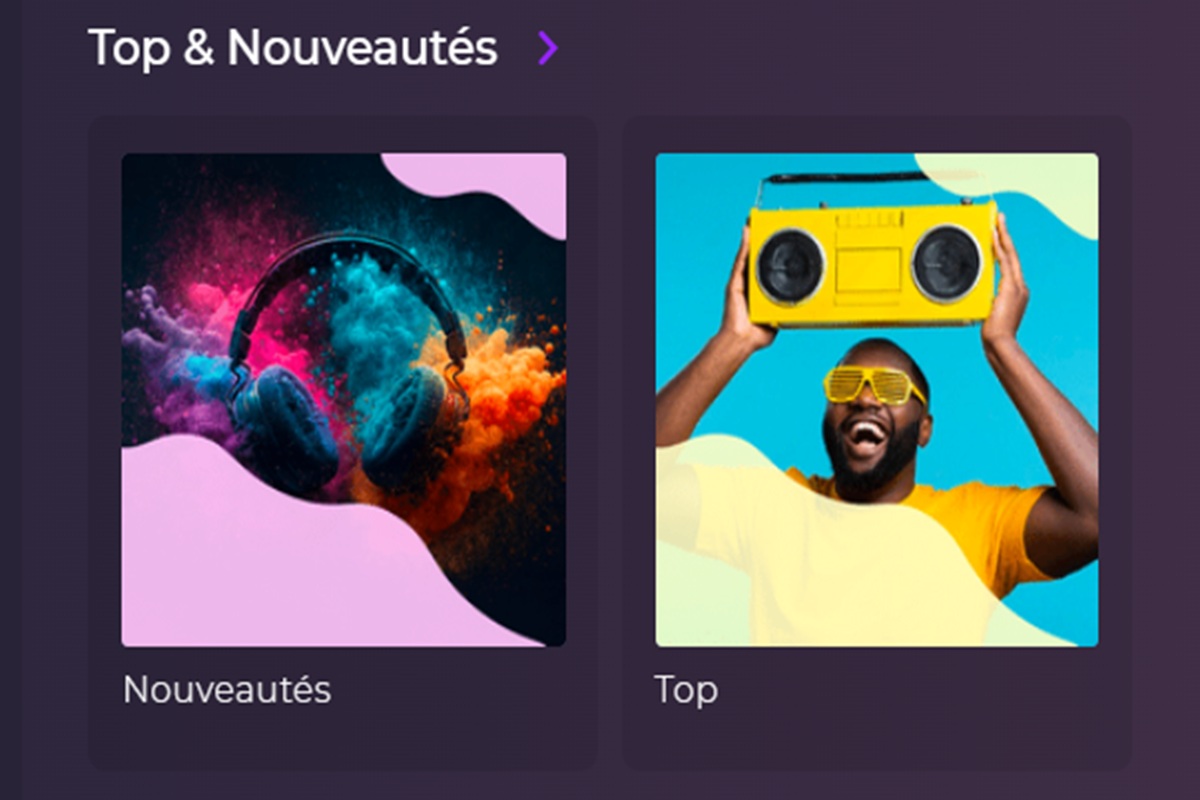 La rubrique Top & Nouveautés sur Playup