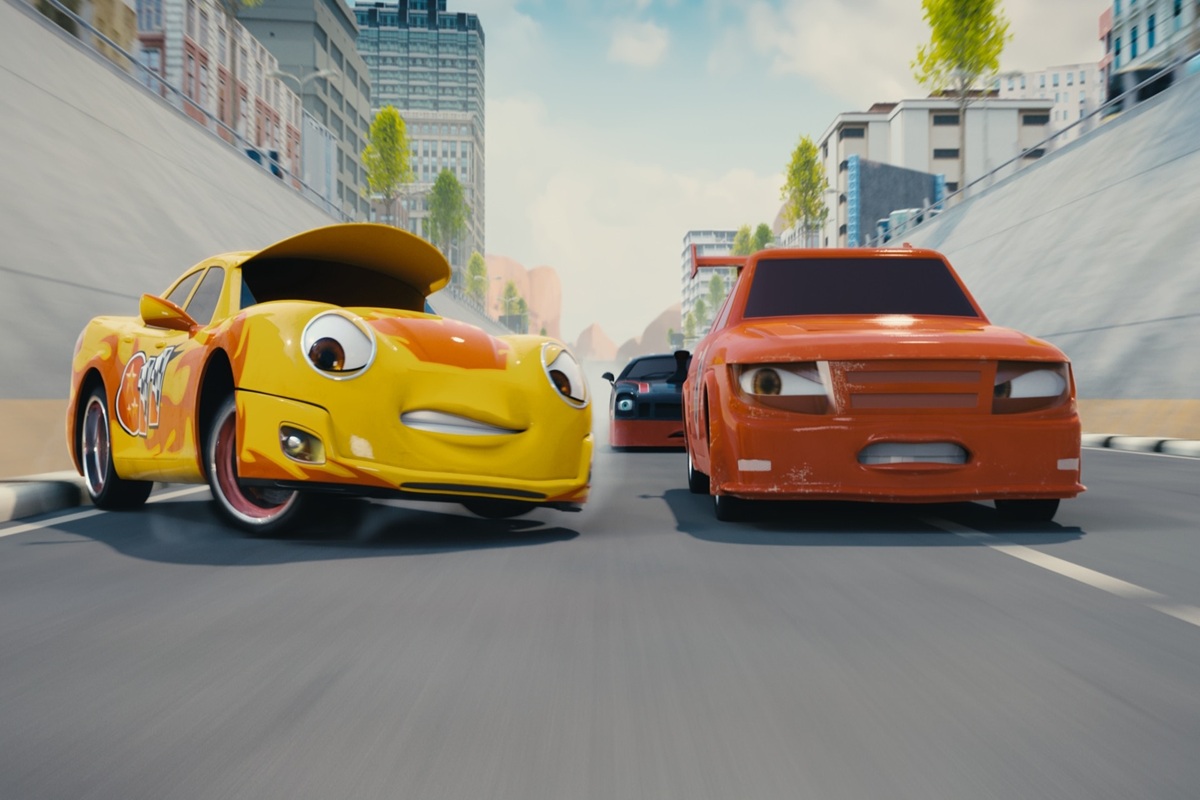 Les véhicules du film d'animation Wheely