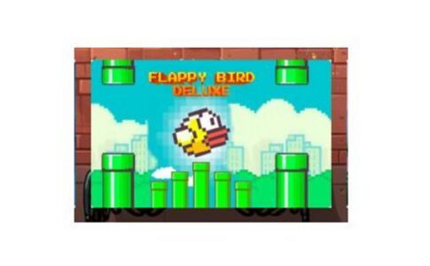 affiche du jeu Flappy Bird Deluxe