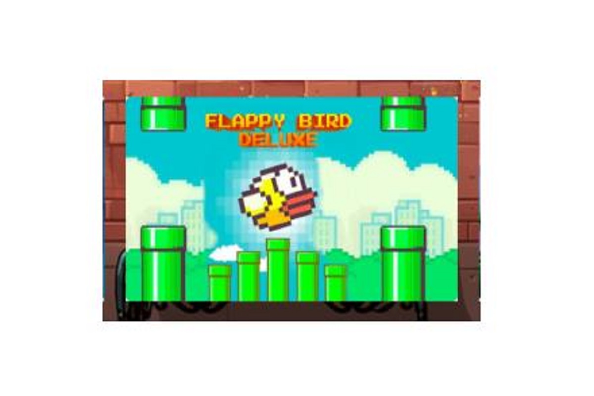 affiche du jeu Flappy Bird Deluxe
