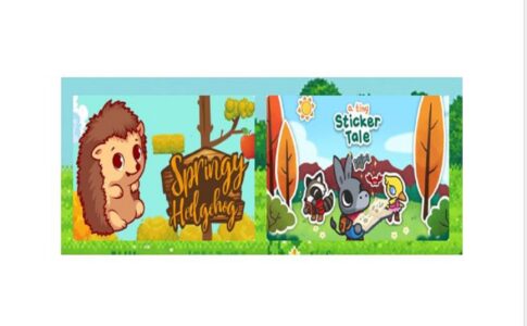 affiches de Springy Hedgehog et A Tiny Sticker Tale