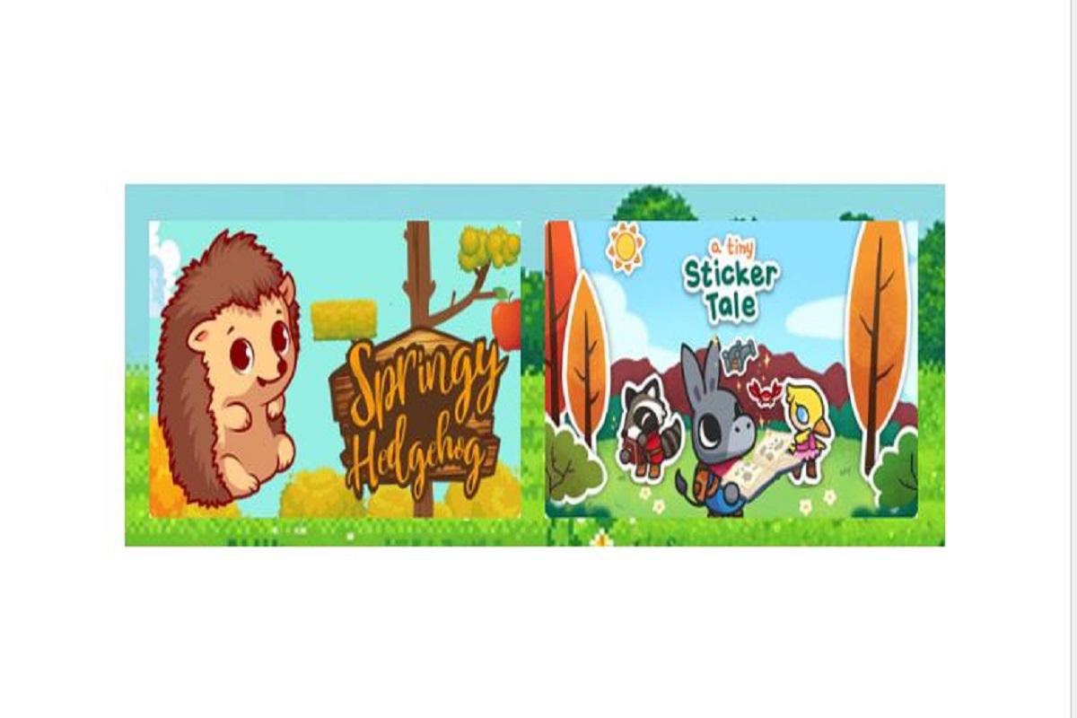 affiches de Springy Hedgehog et A Tiny Sticker Tale