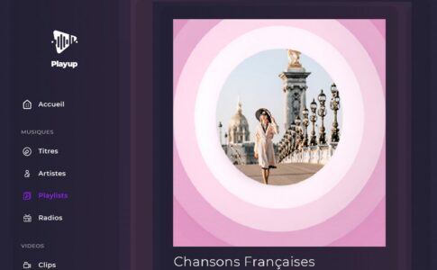 La radio Chansons Françaises disponible sur la plateforme Playup