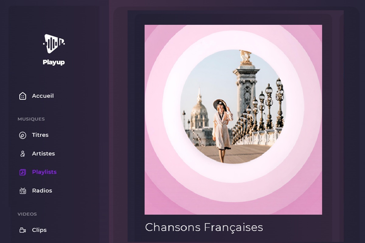 La radio Chansons Françaises disponible sur la plateforme Playup