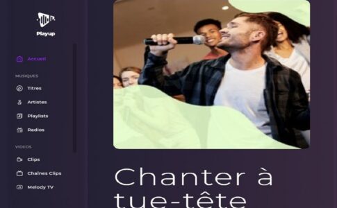 La playlist Chanter à tue-tête sur Playup