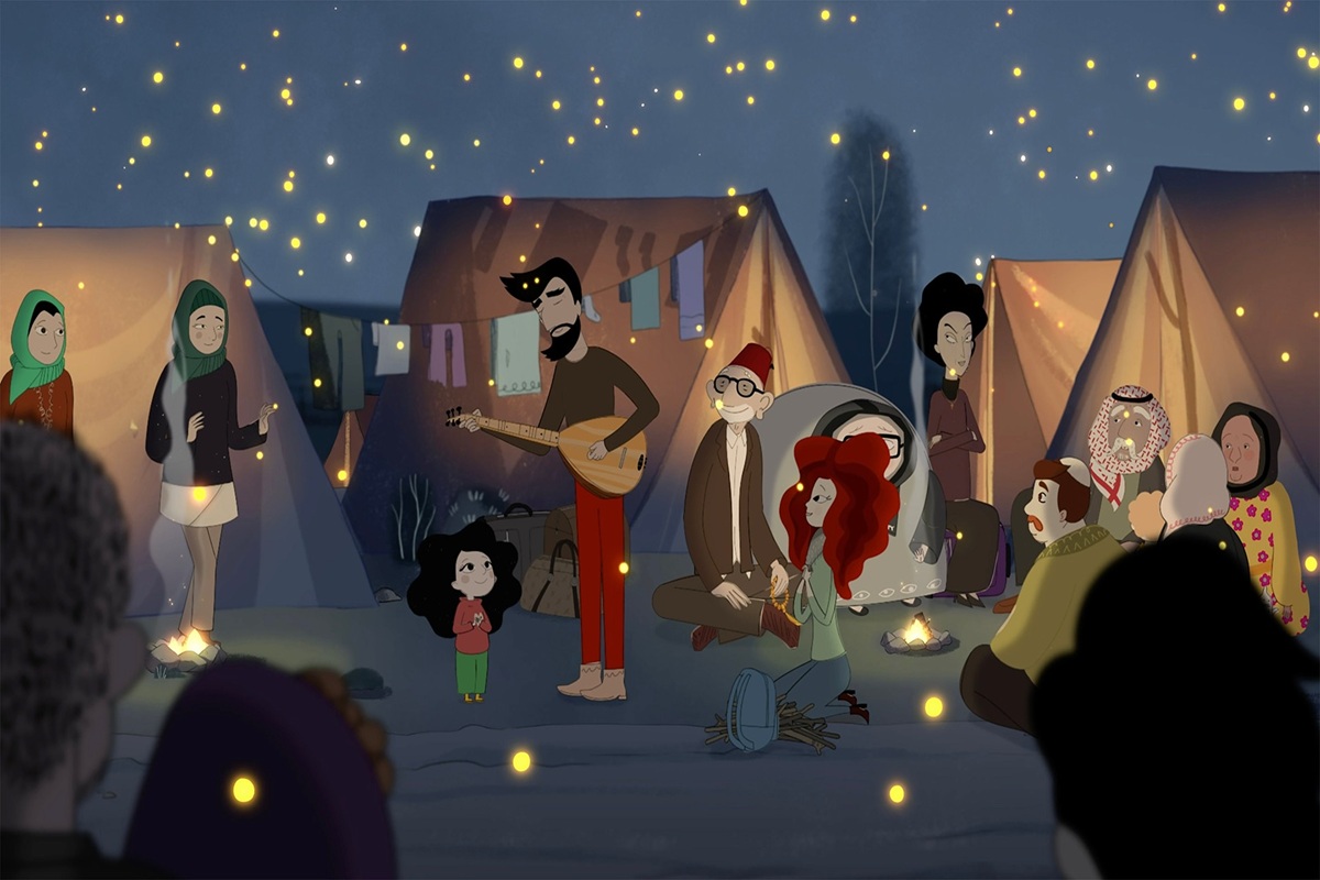 Une scène du film d'animation Dounia et la Princesse d'Alep