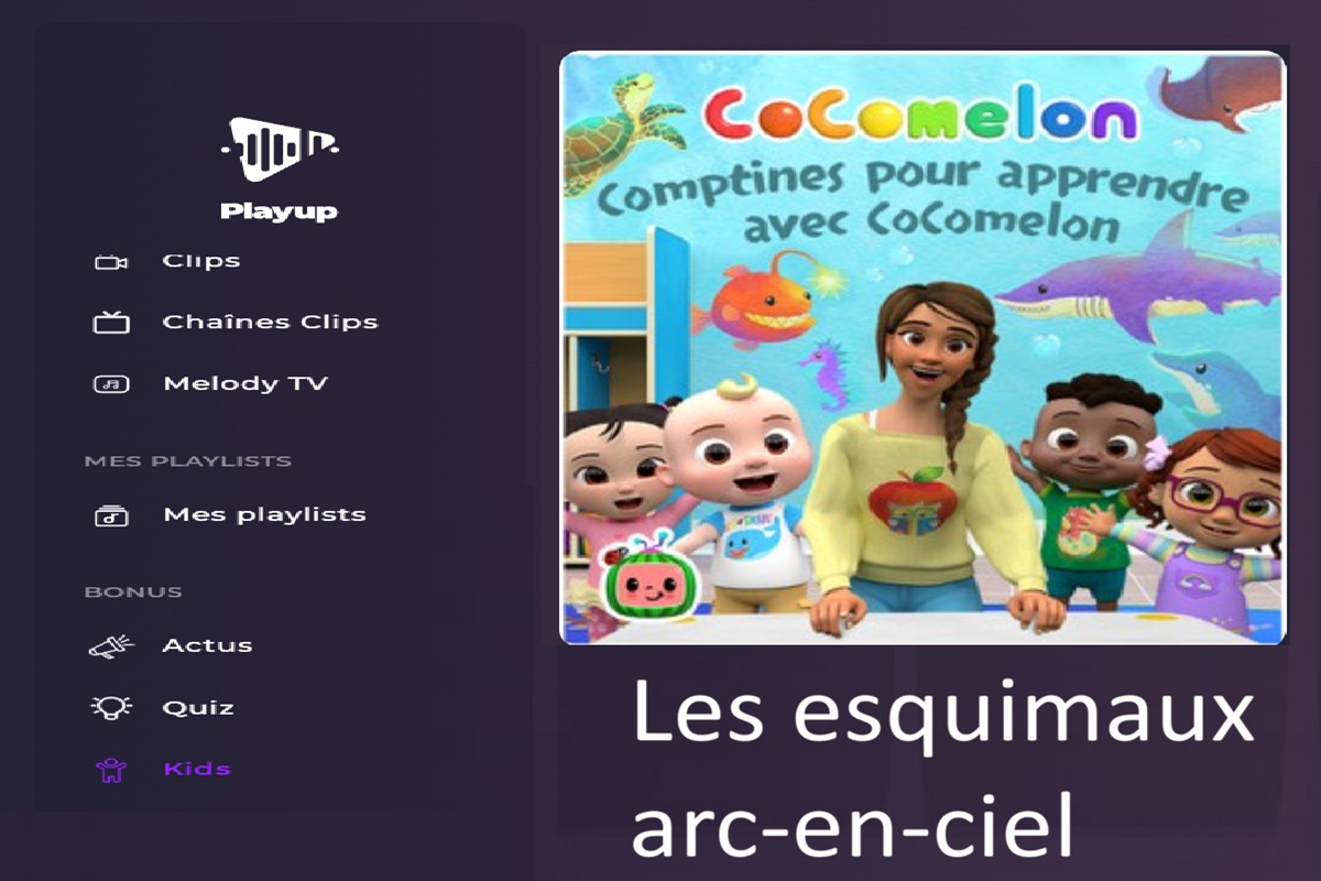 La section Les esquimaux arc-en-ciel sur Playup
