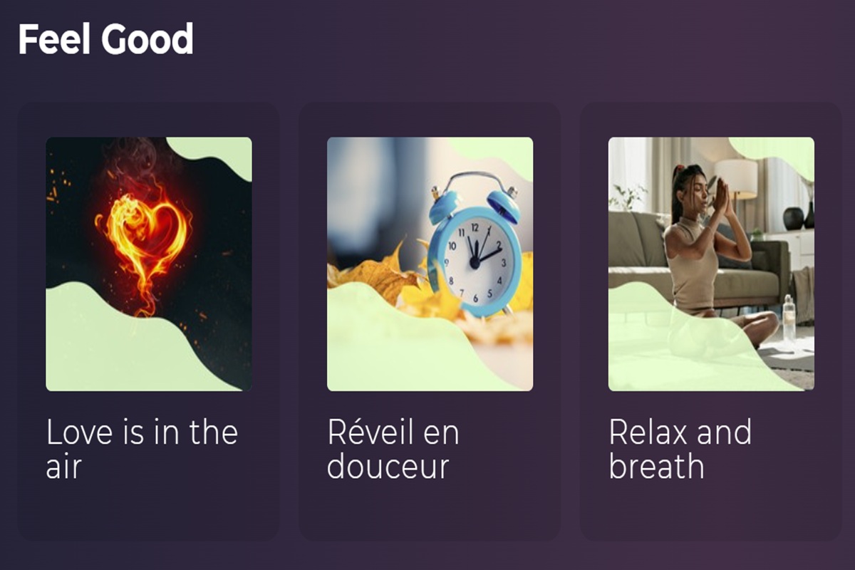 Sélection Feel Good sur Playup