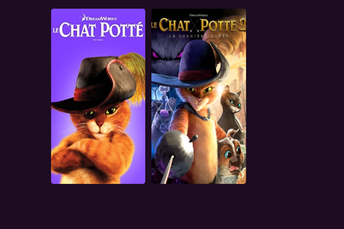 Les films de la saga Le Chat Potté