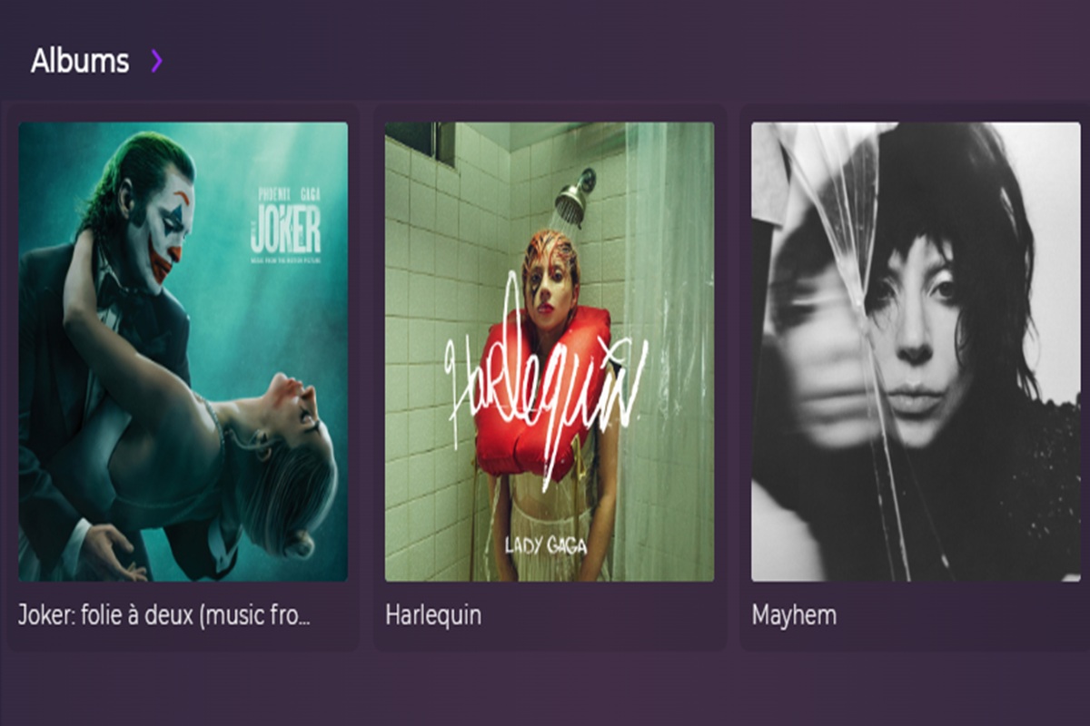Albums de Lady Gaga disponibles sur Playup