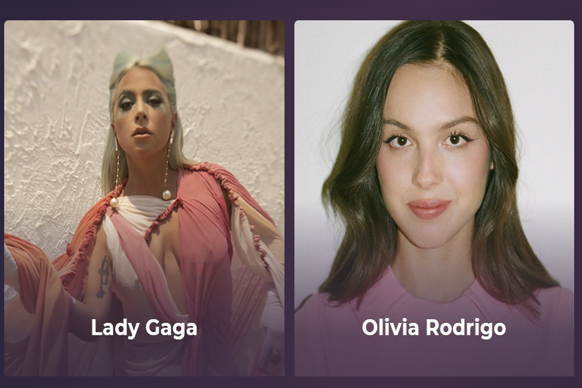 Lady Gaga et Olivia Rodrigo à la une de Playup