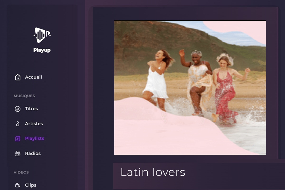La playlist Latin Lovers sur Playup