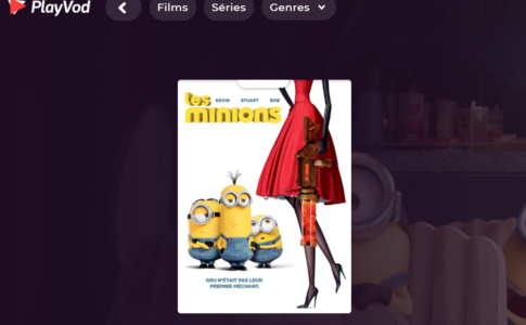 Le film Les Minions sur PlayVOD