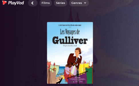 Le film d’animation Les Voyages de Gulliver sur PlayVOD
