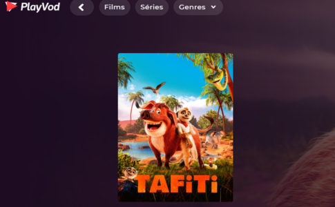 Le film Tafiti sur PlayVOD