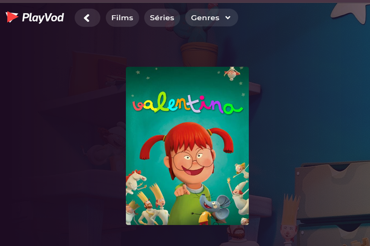 Le film Valentina sur PlayVOD