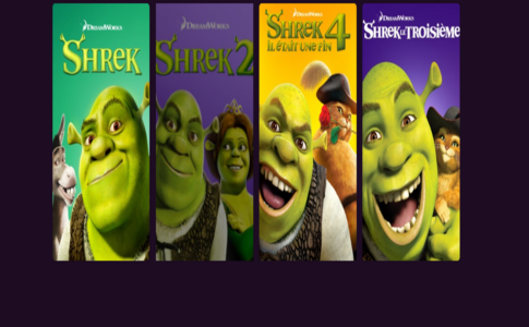 Les films de la saga Shrek