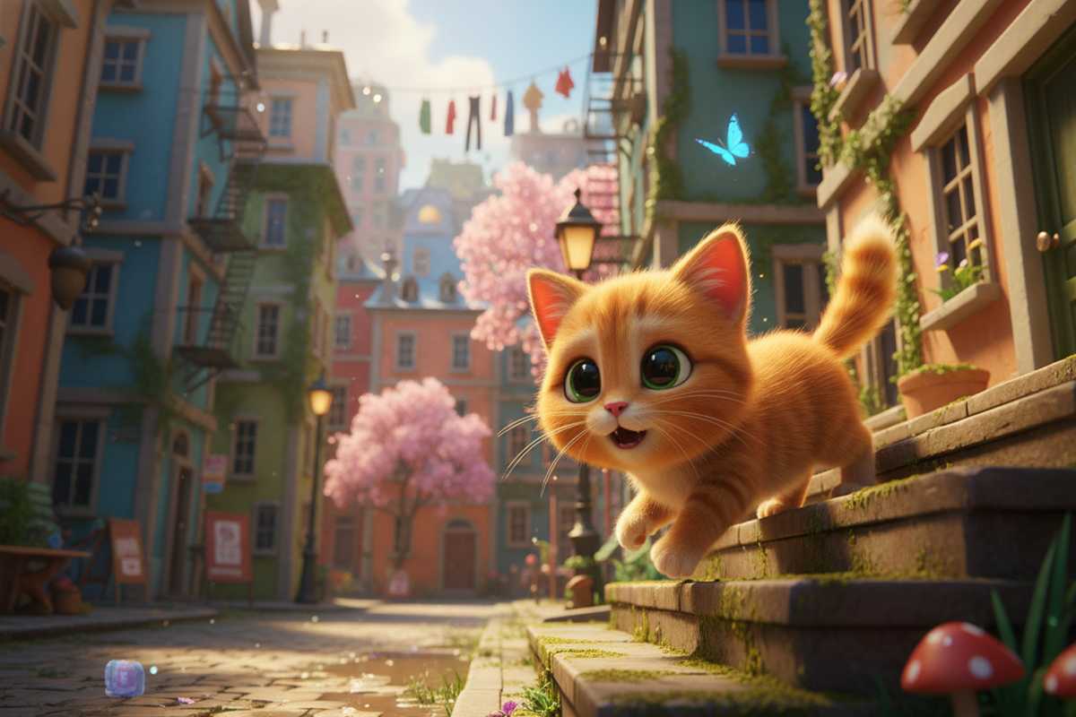 Gameplay d’un jeu comme Little Kitty, Big City
