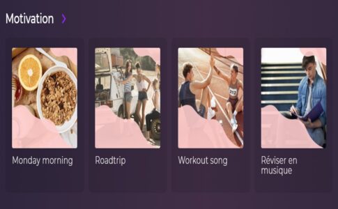La playlist Motivation sur Playup