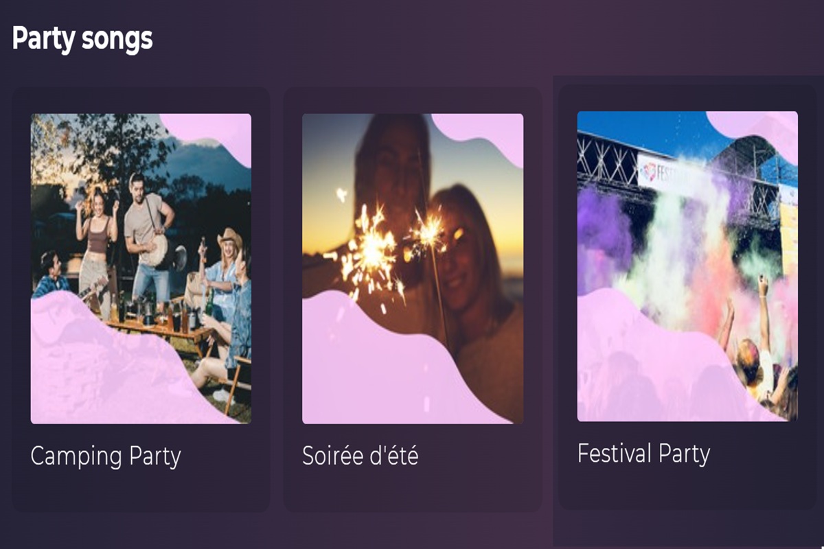Les playlists Party Songs sur Playup