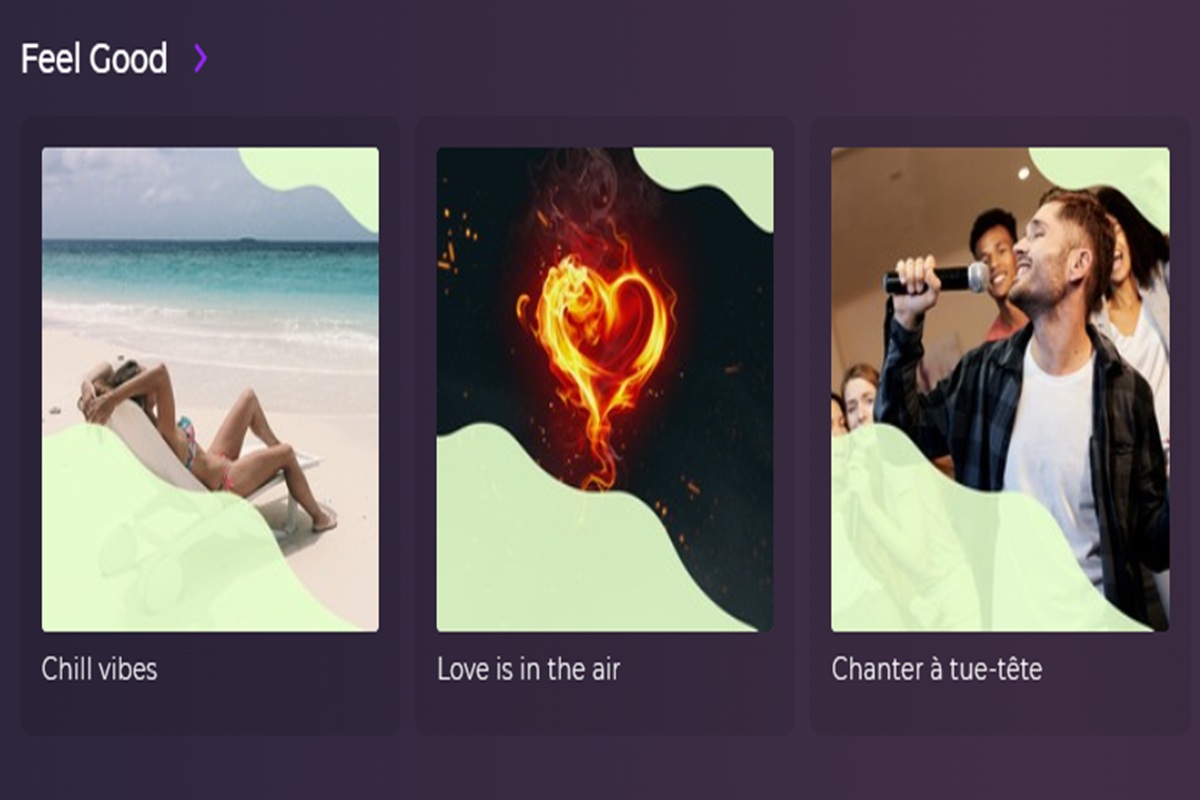 La playlist Feel Good sur Playup
