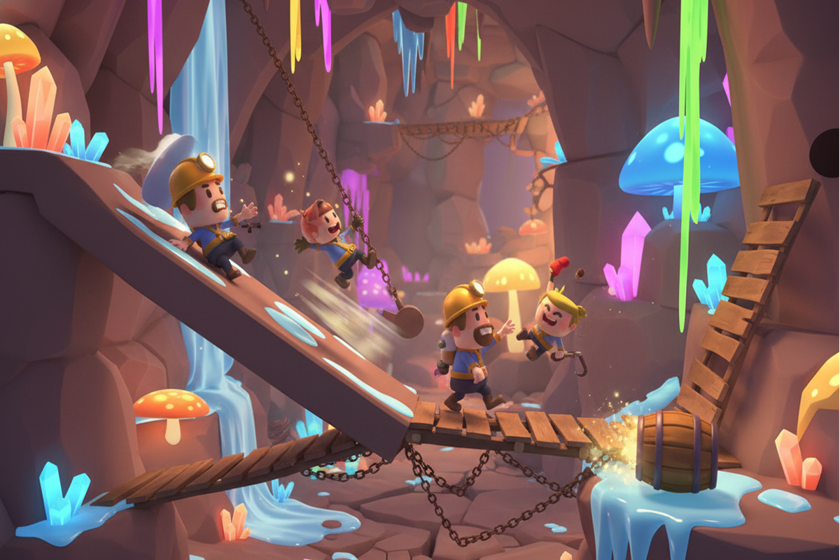 Gameplay d’un jeu comme Pratfall