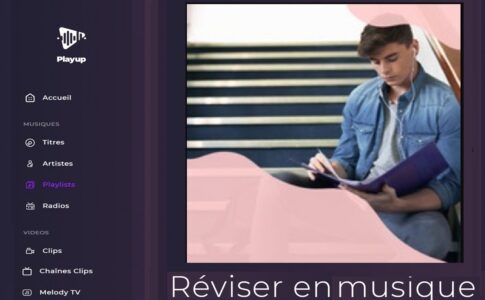 La playlist Réviser en musique sur Playup