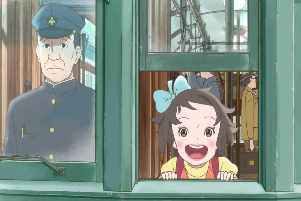 Une scène du film Totto-Chan : la petite fille à la fenêtre