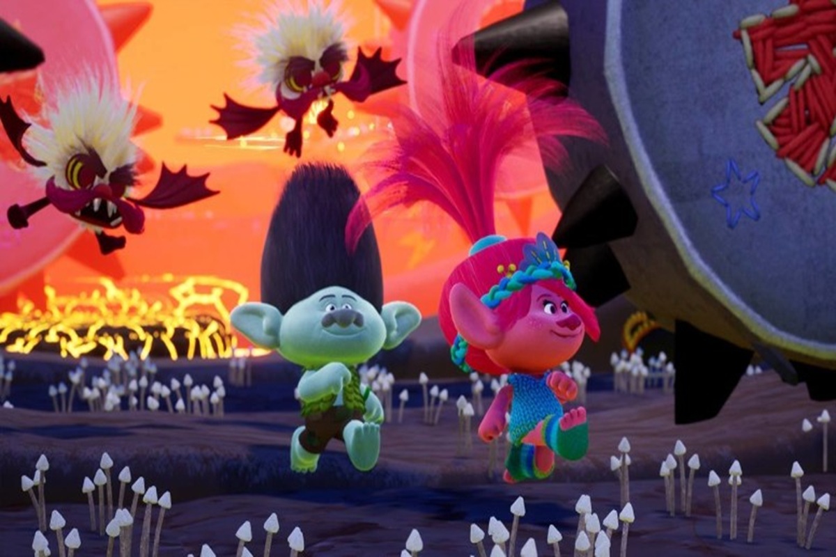 Gameplay du jeu d’aventure DreamWorks Trolls Remix