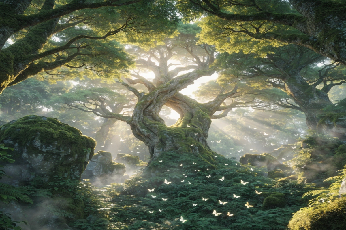 Forêt magique du Royaume Fantastique