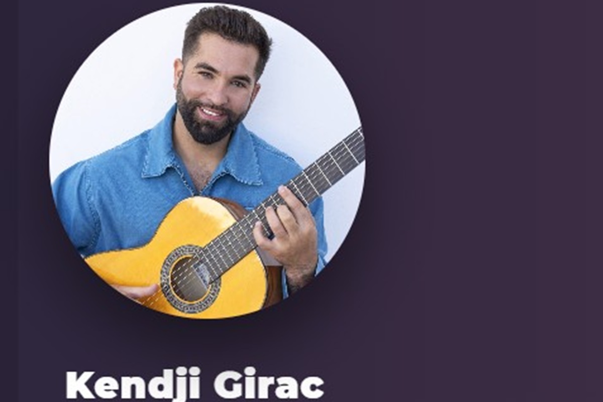 Le chanteur Kendji Girac