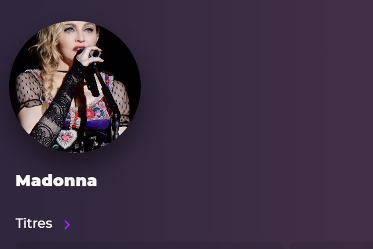 L’artiste Madonna