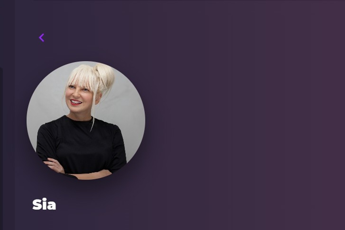 L'artiste Sia