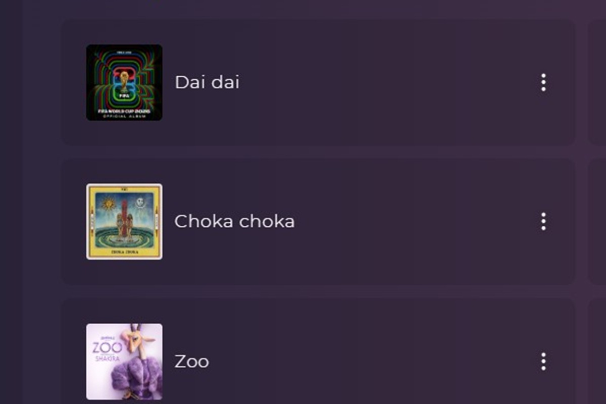 Titres de Shakira