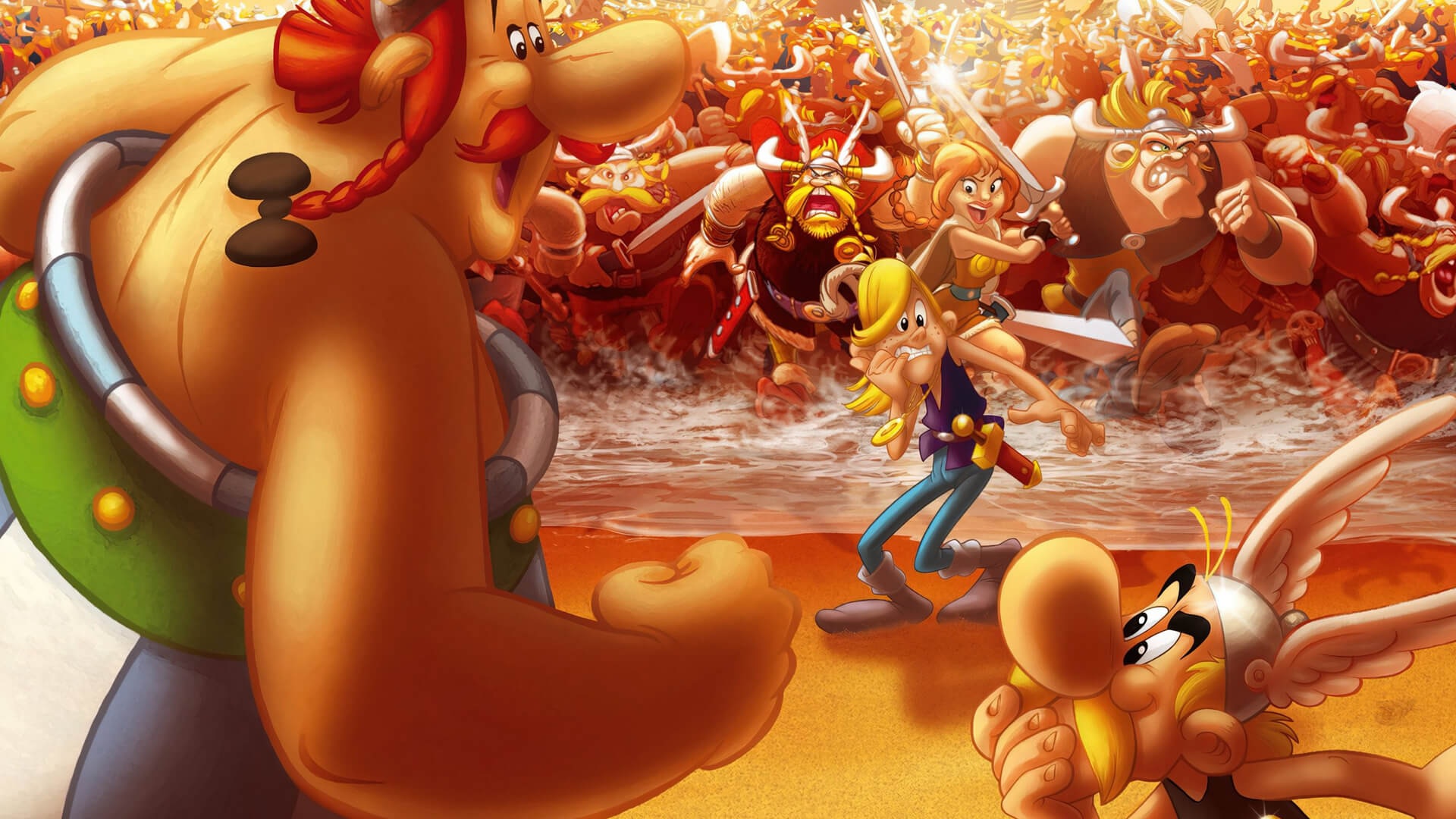 Affiche du film Astérix et les Vikings  