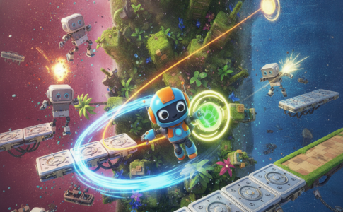 Gameplay d’un jeu similaire à Astro Bot