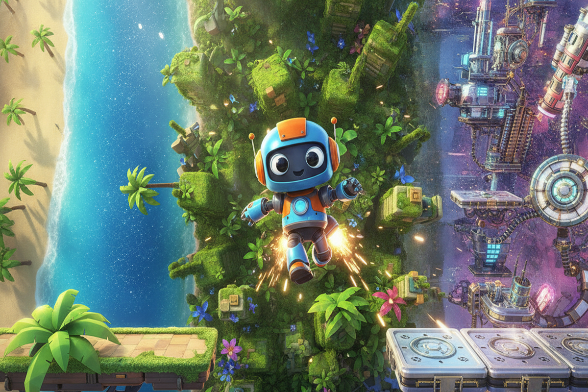 Gameplay d’un jeu avec un robot