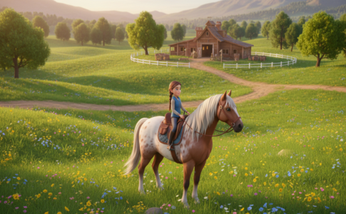 Gameplay d’un d’aventure comme Barbie : Horse Ride & Rescue