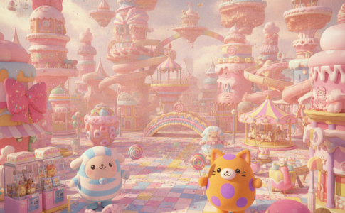 Gameplay d’un jeu multijoueur comme Hello Kitty Party Land
