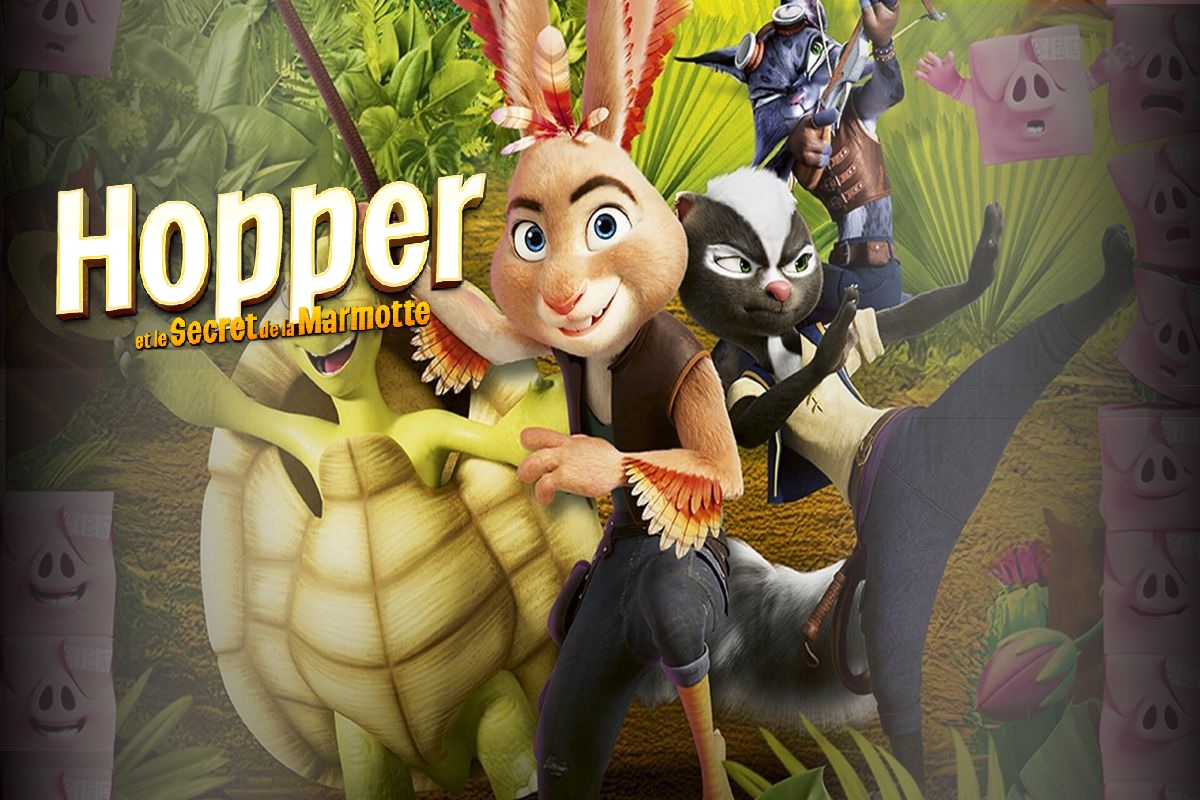 Affiche du film d'animation Hopper et le secret de la marmotte