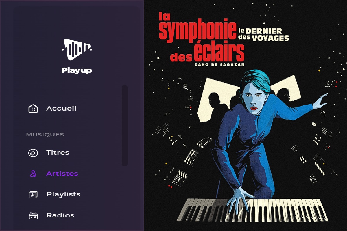 L’album La symphonie des éclairs de Zaho de Sagazan