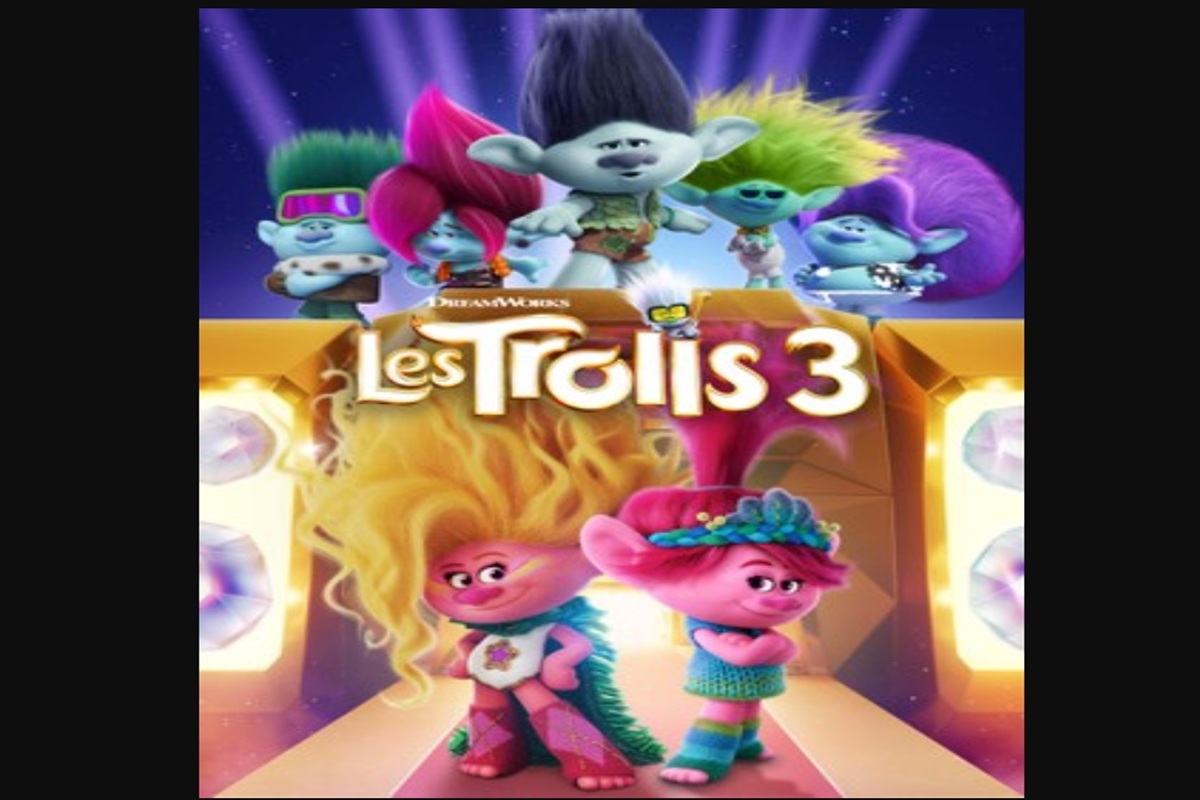 Affiche du film d'animation Les Trolls 3 