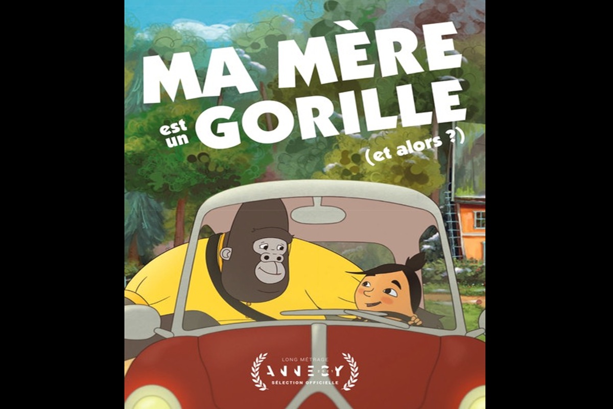 Affiche du dessin animé Ma Mère Est Un Gorille (Et Alors ?)