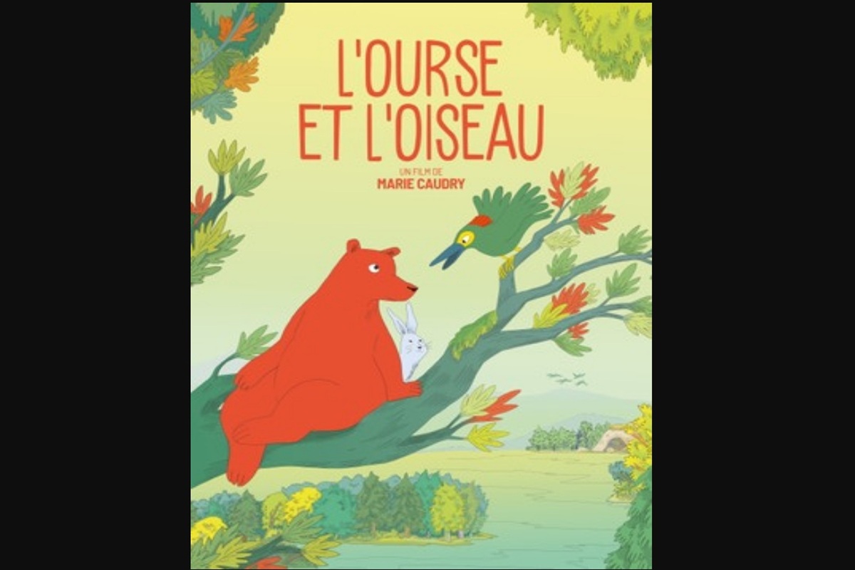 Affiche du film d'animation L'Ourse et l'oiseau