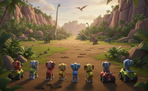 Gameplay d’un jeu comme Paw Patrol La Pat'Patrouille : Mission Dino