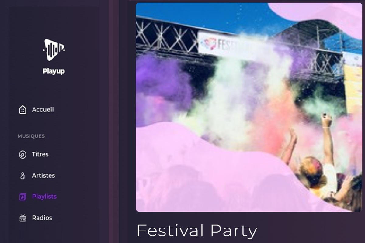 Une sélection de playlists festives sur Playup