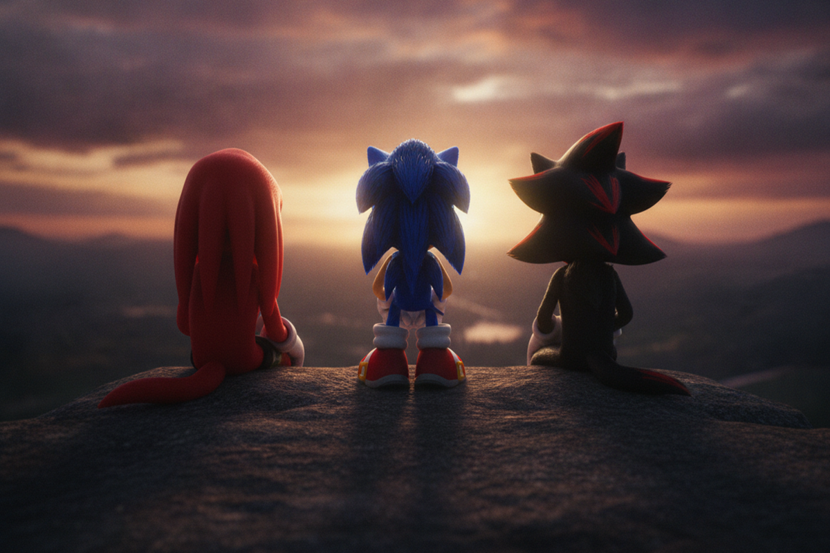 Les personnages d’un jeu similaire à Sonic
