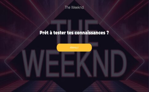 Affiche du quiz sur The Weeknd